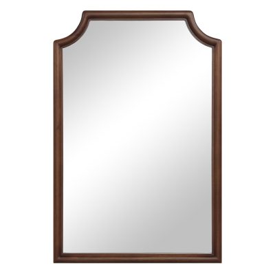 Sintra 36" H x 24" W Wall Mirror, Brown