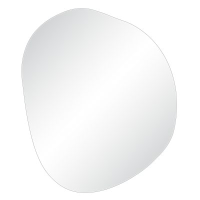 Alternative view of Lunaria 45" Tall Irregular Round Mirror