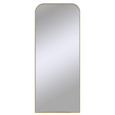 Meryem 72" Tall Rectangle Full Length Mirror, Yellow