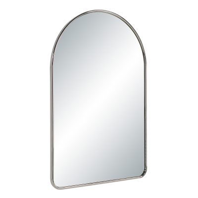 Alternative view of Cassis 36" H x 24" W Wall Mirror, Silver