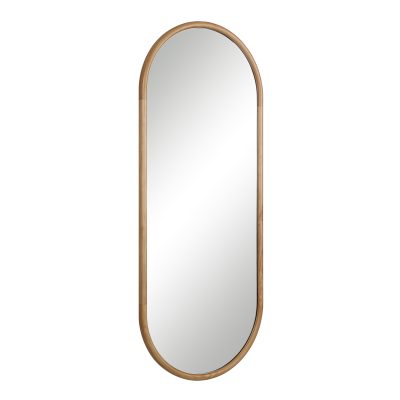Alternative view of Pudino 60" H x 24" W Wall Mirror, Brown