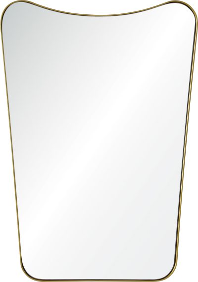 Tufa 28" Tall Rectangle Wall Mirror, Yellow