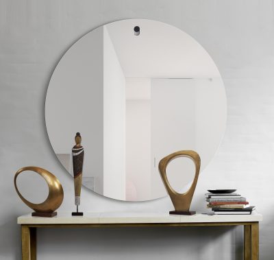 Alternative view of Brody 48" Tall Round Wall Mirror
