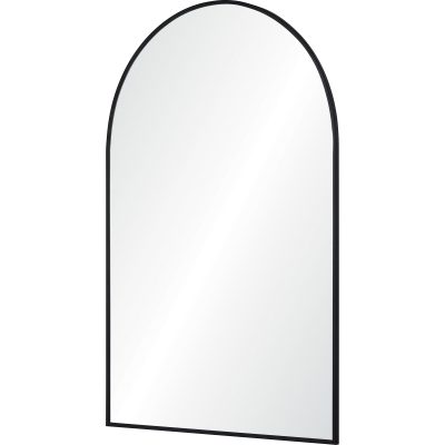 Alternative view of Waren 36" Tall Arch Wall Mirror, Black