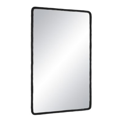 Alternative view of Jorah 36" Tall Rectangle Wall Mirror, Black