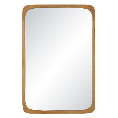 Scisto 36" H x 24" W Wall Mirror, Beige