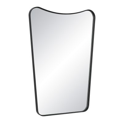 Alternative view of Kateri 28" Tall Irregular Wall Mirror, Black