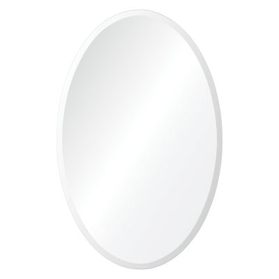 Frances 28" Tall Oval Wall Mirror