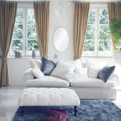 Alternative view of Frances 28" Tall Oval Wall Mirror