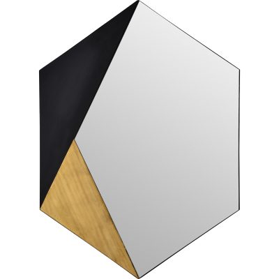 Cad 40" Tall Hexagon Wall Mirror