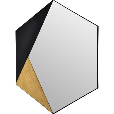 Alternative view of Cad 40" Tall Hexagon Wall Mirror