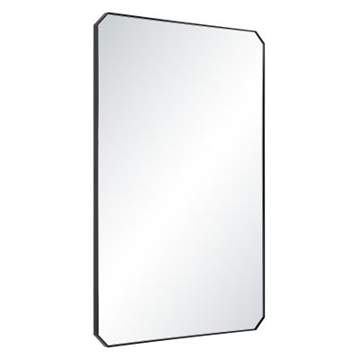 Alternative view of Jace 36" H x 24" W Wall Mirror, Black