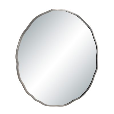 Alternative view of Cerro 30" H x 30" W Wall Mirror, Silver