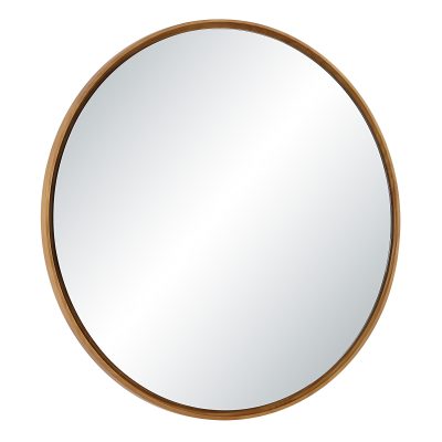 Alternative view of Canna 36" H x 36" W Wall Mirror, Beige