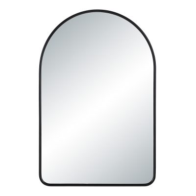 Cascais 36" H x 24" W Wall Mirror, Black