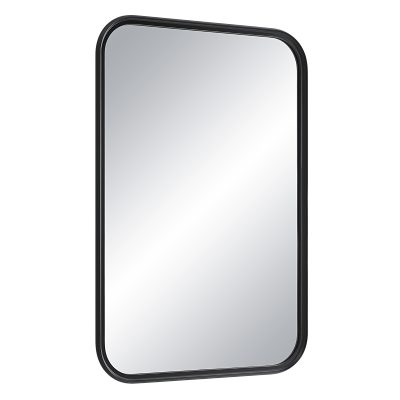 Alternative view of Kaja 36" Tall Rectangle Wall Mirror, Black
