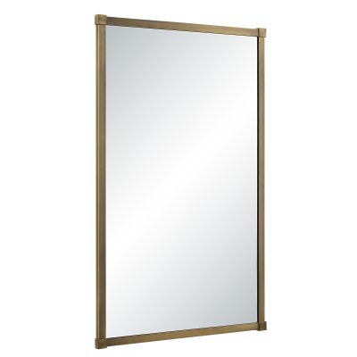 Alternative view of Khaya 35" H x 22" W Wall Mirror, Yellow