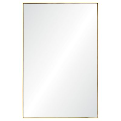 Florence 32" Tall Rectangle Wall Mirror, Yellow