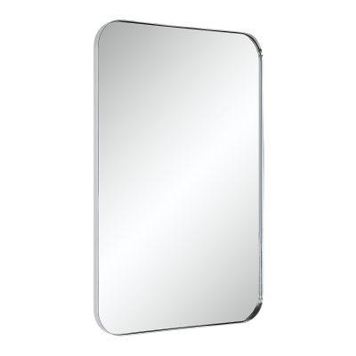 Alternative view of Louvas 36" H x 24" W Wall Mirror, Grey