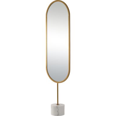 Alternative view of Taio 70" Tall Oval Wall Mirror, Yellow