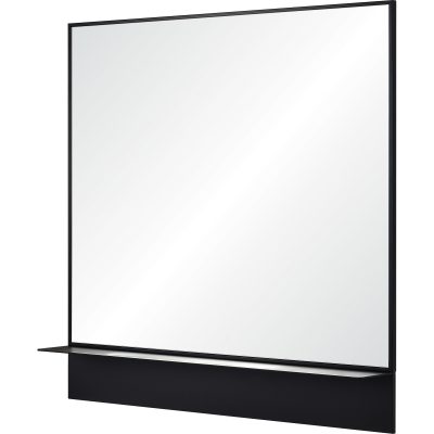 Alternative view of Otavi 35" Tall Square Wall Mirror, Black