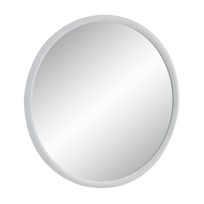 Alternative view of Porpoise 36" Tall Round Mirror, Matte White