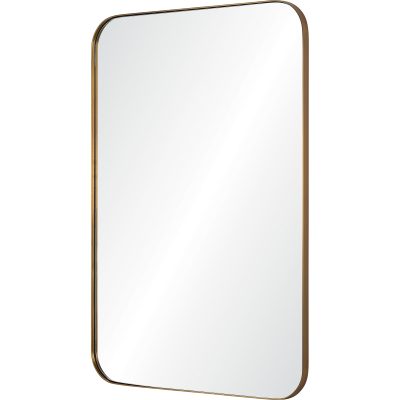 Alternative view of Edwin 36" Tall Rectangle Wall Mirror, Yellow