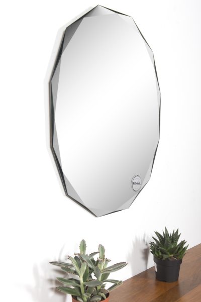 Alternative view of Astor 28" Tall Irregular Wall Mirror