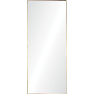 Crosland  72" Tall Rectangle Wall Mirror, Yellow