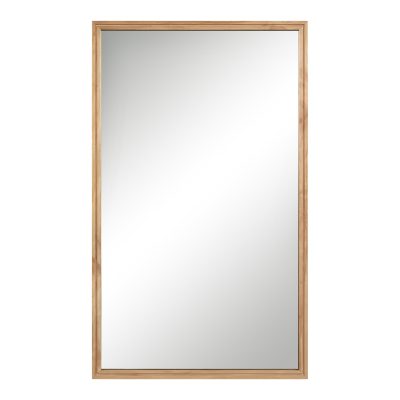 Canas 40" H x 24" W Wall Mirror, Brown