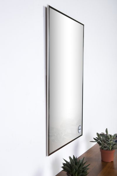Alternative view of Crake 36" Tall Rectangle Wall Mirror, Grey