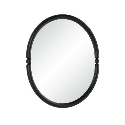 Alternative view of Ditto 40" H x 36" W Wall Mirror, Black