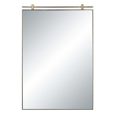Neem 36" H x 24" W Wall Mirror, Yellow