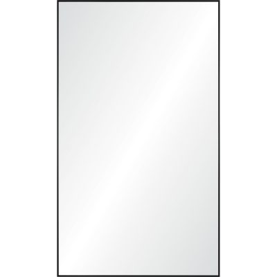 Keene 83" Tall Rectangle Full Length Mirror, Black
