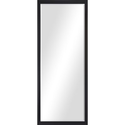 Delacorte 80" Tall Rectangle Wall Mirror, Black