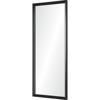 Alternative view of Delacorte 80" Tall Rectangle Wall Mirror, Black