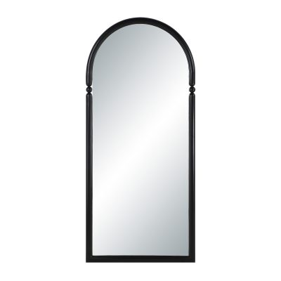 Arcade 76" H x 34" W Wall Mirror, Black