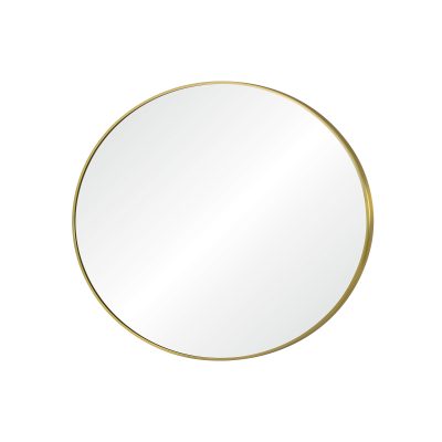 Alternative view of Parga 36" Tall Round Wall Mirror, Yellow