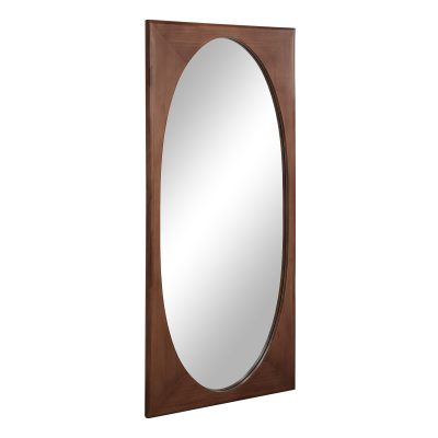 Alternative view of Sitia 68" H x 30" W Wall Mirror, Brown