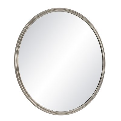Alternative view of Oltimo 40" Tall Round Wall Mirror, Grey