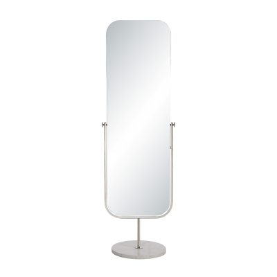 Mandra 66" H x 21" W Wall Mirror, Silver