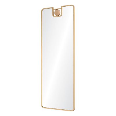 Alternative view of Kepler 65" Tall Rectangle Full Length Mirror, Yellow