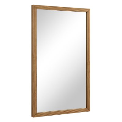 Alternative view of Salia 40" H x 24" W Wall Mirror, Brown