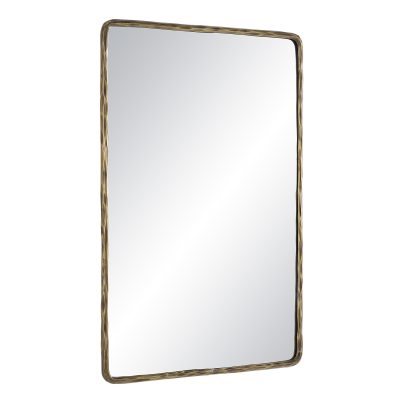 Alternative view of Ivory 36" Tall Rectangle Wall Mirror, Yellow