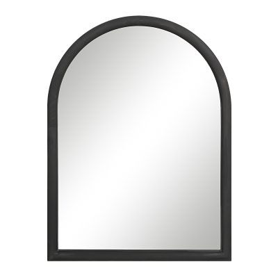 Olfito 24" H x 18" W Wall Mirror, Black