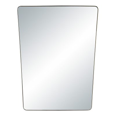 Mily 36" H x 28" W Wall Mirror, Yellow