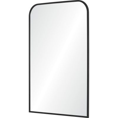 Alternative view of Jackline 36" Tall Rectangle Wall Mirror, Black