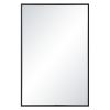 Agata 36" H x 24" W Wall Mirror, Black