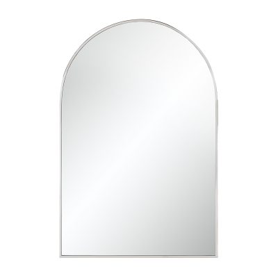 Plaka 36" H x 24" W Wall Mirror, Grey