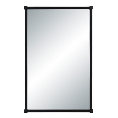 Kauri 35" H x 22" W Wall Mirror, Black